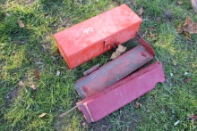 Orange Toolbox & RH IH 66 Series Battery Box