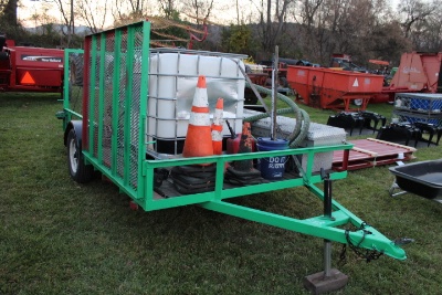 Seal Coating Equipment On Ram 7 1/2'X12' Trailer, Comes With Spare Tank, Co