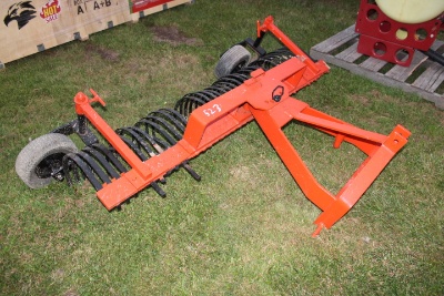 6' 3pt Stone Rake w/ Guage Wheels