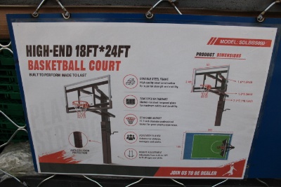 SD Lanch High End 18'/24' Basketball Court