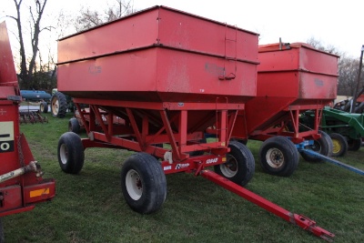 Killbros 385 Gravity Wagon On A Like New EZ Trail 1384B Running Gear, Metal