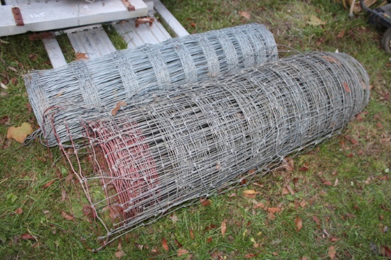 (2) Rolls Of Woven Wire