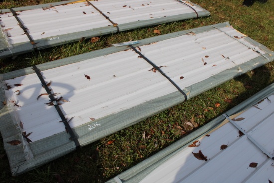 50 Pieces Of 9'8" Galvalume Steel Roofing