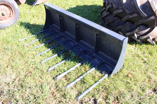 Wolverine MF-13-63W 63" Universal Quick Attach Manure Tine Bucket