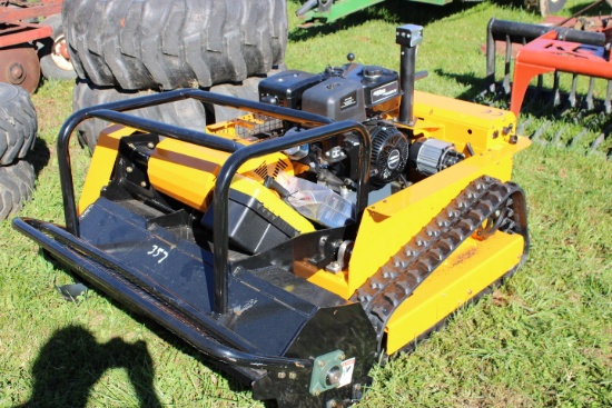 Future LM1000 Remote Controlled Gas Powered Flail Mower On Tracks, 39" Cutt