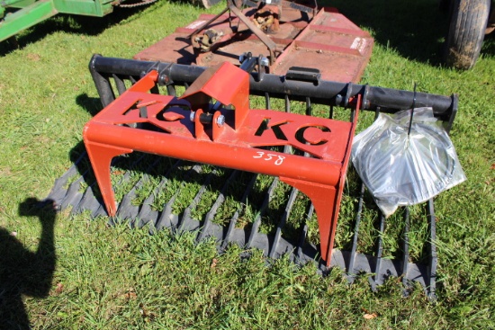 KC 76" Heavy Duty Grapple Bucket, Hoses In The Bag, USA Made