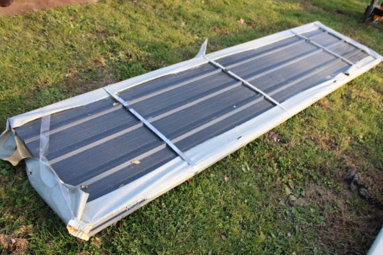 50 Pieces Of 12' Galvalume Steel Roofing, Grey