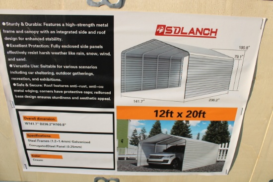 SD Lanch 12x20 Carport