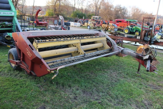 New Holland 489 9' Haybine, Bottom Roller Is Missing Some Rubber