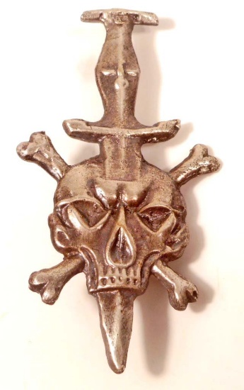 SKULL AND DAGGER ANTI WAR PIN