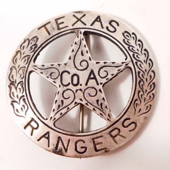 OLD WEST TEXAS RANGERS COMPANY A LAW BADGE