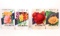 LOT OF 4 C. 1930'S STONE LITHO COLORFUL LONE STAR SEED PACKETS