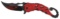 SPRING ASSISTED RED SCORPION FOLDING KNIFE