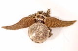 HARRY POTTER QUIDDITCH SNITCH POCKET WATCH W/ CHAIN