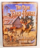 THE OLDE FARMHOUSE METAL SIGN