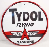 TYDOL ROUND METAL ADVERTISING SIGN