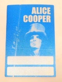 ALICE COOPER BLUE BACKSTAGE PASS
