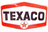 TEXACO GASOLINE DIE-CUT METAL ADVERTISING SIGN