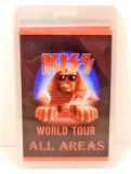 1990 KISS HOT IN THE SHADE TOUR LAMINATED BACKSTAGE PASS