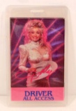 1987 DOLLY PARTON THINK ABOUT LOVE LAMINATED BACKSTAGE PASS