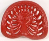 CAST IRON RED MINI TRACTOR SEAT