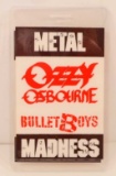 RARE 1989 OZZY OSBOURNE & BULLET BOYS LAMINATED BACKSTAGE PASS