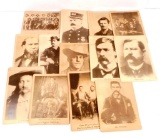 LOT OF 13 PHOTOS OF OLD WEST LAWMEN AND HEROES