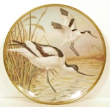 VINTAGE BASIL EDE WATER BIRDS OF THE WORLD AVOCET COLLECTOR PLATE