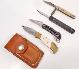 LOT OF 4 POCKET KNIVES - INCL. IMPERIAL