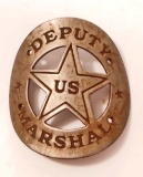 US DEPUTY MARSHALL GUN TAG / PLAQUE