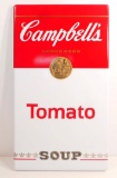 CAMPBELLS TOMATO SOUP METAL ADVERTISING SIGN