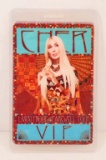 CHER FAREWELL TOUR LIVING PROOF LAMINATED VIP BACKSTAGE PASS
