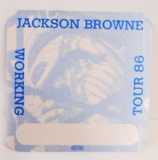 1986 JACKSON BROWNE BACKSTAGE PASS