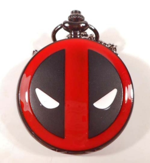 DEADPOOL POCKET WATCH W/ CHAIN