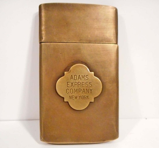 BRASS ADAMS EXPRESS MAP CASE