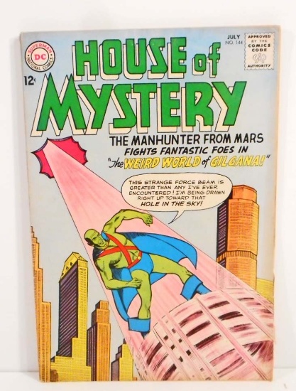 1964 HOUSE OF MYSTERY NO. 144 COMIC BOOK W/ 12 CENT COVER