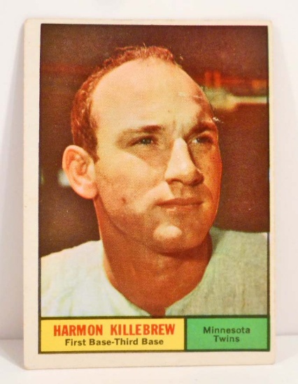 1961 TOPPS HARMON KILLEBREW NO. 80 BASEBALL CARD