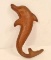 CAST IRON DOLPHIN HOOK - WALL MOUNT