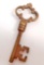 SOLID BRASS FANCY SKELETON KEY