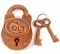 COLT CAST IRON GUN CABINET PADLOCK W/ KEYS