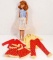 VINTAGE 1960'S SCOOTER BARBIE DOLL W/ CLOTHES