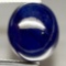 17.38 CT NATURAL! BLUE MADAGASCAR SAPPHIRE GLASS FILLED OVAL CABOCHON