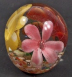 VINTAGE ART GLASS PAPER WEIGHT