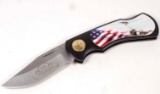 BATTLE OF IWO JIMA LOCKBACK KNIFE - AMERICAS LEGACY WWII COLLECTION