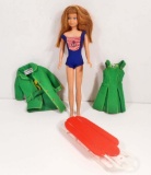 VINTAGE 1960'S SCOOTER BARBIE DOLL W/ CLOTHES