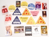 LOT OF APPROX. 21 VINTAGE COUNTRY MUSIC BACKSTAGE PASSES