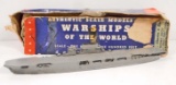 VINTAGE WARSHIPS OF THE WORLD AUTHENTIC SCALE MODEL IN ORIG BOX