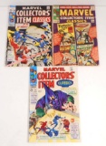 LOT OF 3 VINTAGE MARVEL COLLECTORS ITEMS CLASSICS COMIC BOOKS