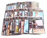LOT OF 36 1979 TOPPS 4TH SERIES BASEBALL CARDS