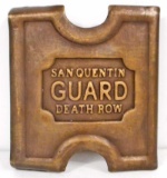 SAN QUENTIN PRISON ANSON MILLS BELT BUCKLE